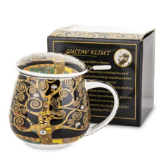 Elegancki Kubek Z Zaparzaczem | Gustav Klimt Collection