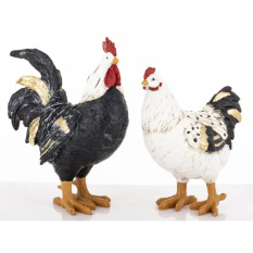 Elegancka Figurka Kura Kpl. 2 Szt. | Kolekcja Casablanca