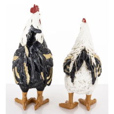 Elegancka Figurka Kura Kpl. 2 Szt. | Kolekcja Casablanca