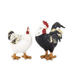 Elegancka Figurka Kura Kpl. 2 Szt. | Kolekcja Casablanca