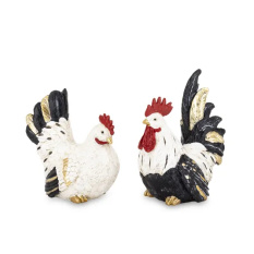 Elegancka Figurka Kura Kpl. 2 Szt. | Kolekcja Casablanca