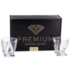 Eleganckie Pl Quadro Premium Szklanka 340 Ml Kpl. 6 Szt. | Kryształy Bohemia i Julia (PL)