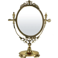 Eleganckie Pl Lustro | Mosiądz