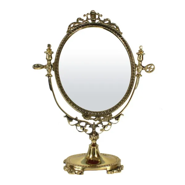 Eleganckie Pl Lustro | Mosiądz