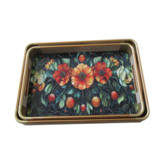 Elegancka Taca Dekoracyjna Kpl. 2 Szt. | Tace Tulum